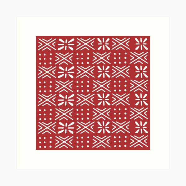 Aperçu de l'œuvre Bogolan pagne Tissu créée et vendue par Wolagno.
