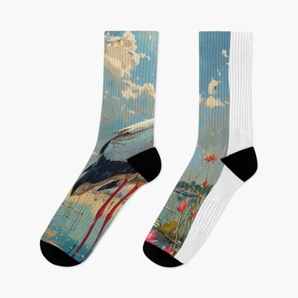 Item preview, Stork  Painting designed and sold by Rockwpapart.