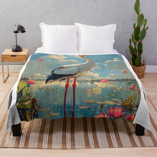 Item preview, Stork Painting designed and sold by Rockwpapart.