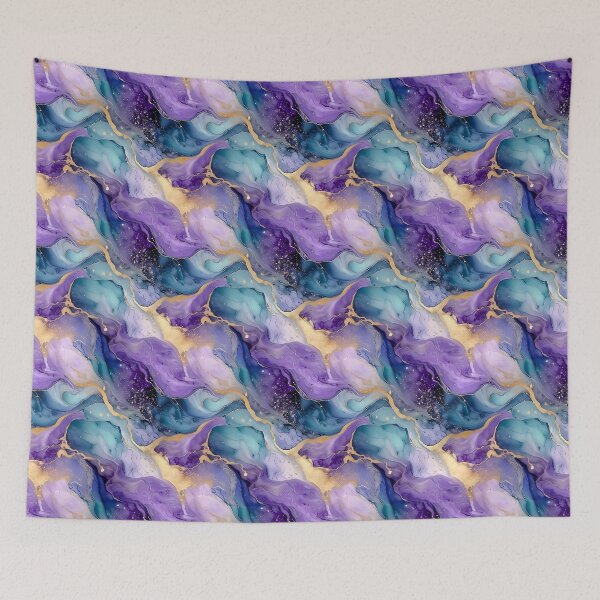 Item preview, Ethereal Dance of Colors and Gold in Abstract designed and sold by creativekrish.