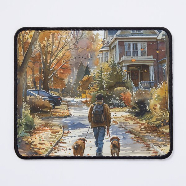 Item preview, Dog Walking Adventure: Stylish Leash for Pawsome Pet Owners  designed and sold by Mr-whiteBG.