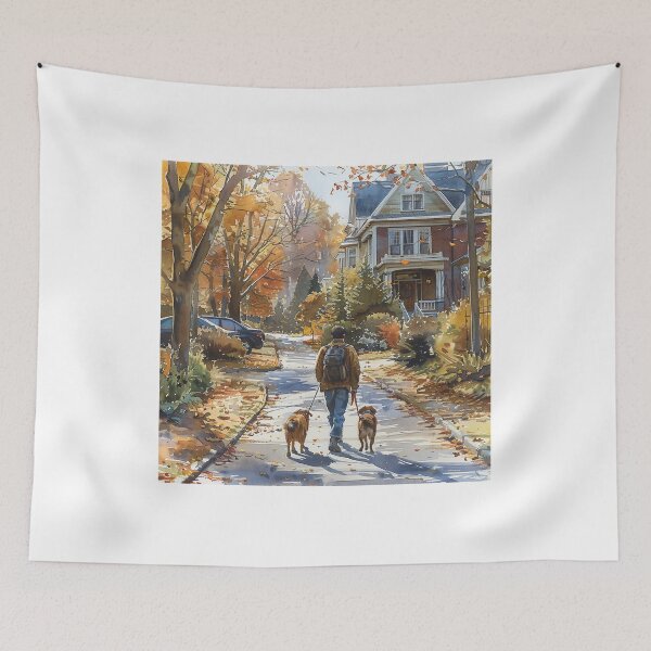 Item preview, Dog Walking Adventure: Stylish Leash for Pawsome Pet Owners  designed and sold by Mr-whiteBG.