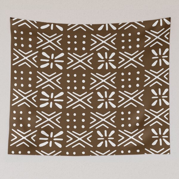 Item preview, Colorful Bogolan African Fabric designed and sold by Wolagno.