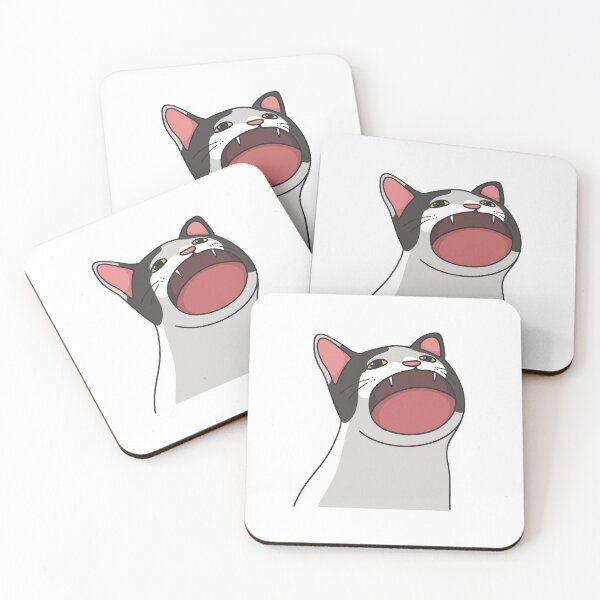 Item preview, Cat Screaming Meme Sticker designed and sold by MOSHOP12.