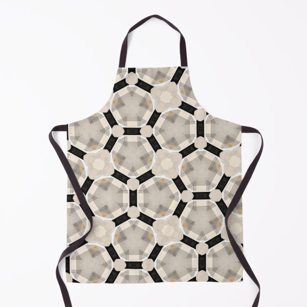 Item preview, Modern Geometric Pattern Constructivist Abstract Black Tan Ivory No.1 Style designed and sold by MirabiliaMagpie.