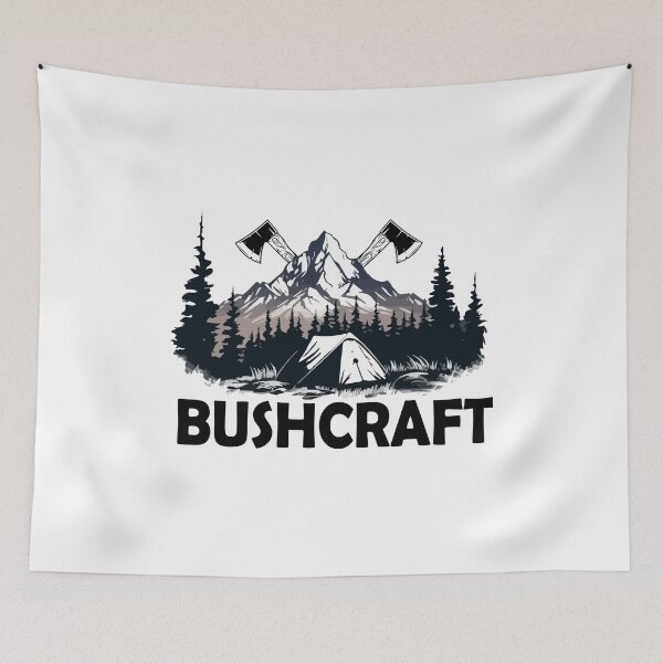 Item preview, Bushcraft Axe Wild Mountain Camping Shelter Outdoor designed and sold by RaselStyleHub.