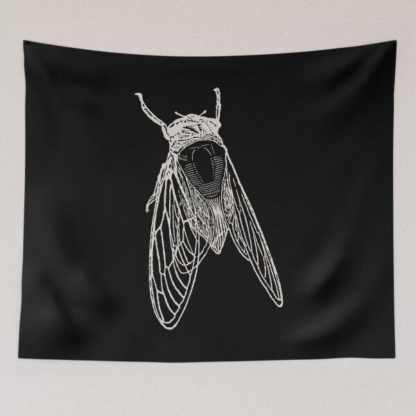 Item preview, The Fly Horror Sci Fi Cronenberg white designed and sold by LapinMagnetik.