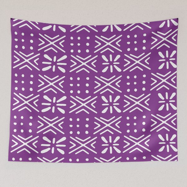 Item preview, Bogolan purple loincloth designed and sold by Wolagno.