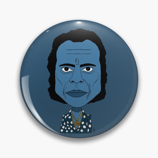 Item preview, Drawn portrait of Miles in Blue. designed and sold by Eric Sintès.