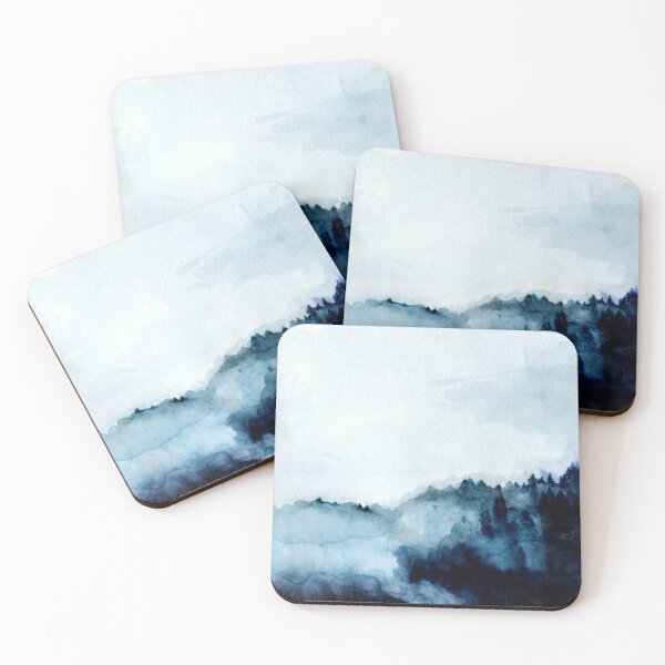 Item preview, Mysterious forest, watercolor artwork  designed and sold by FleurDesign.