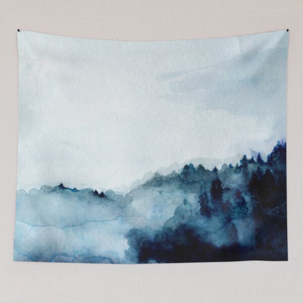 Item preview, Mysterious forest, watercolor artwork  designed and sold by FleurDesign.