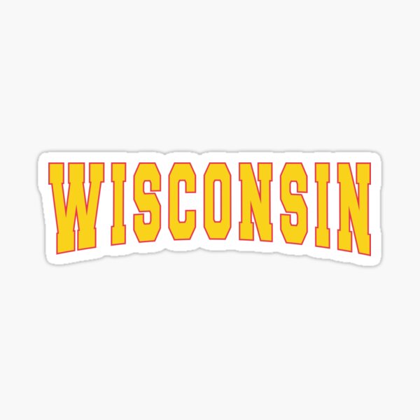 Vista previa del artículo con la obra «Plantilla Vintage Estado de Wisconsin», diseñado y vendido por US States Merch.