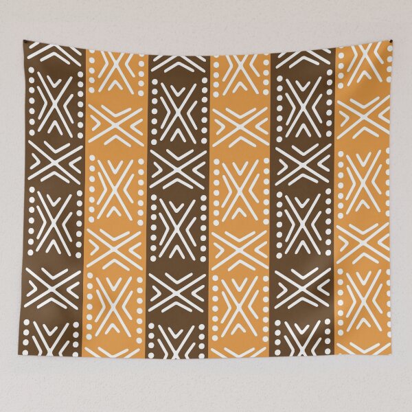 Item preview, Bogolan bedspread designed and sold by Wolagno.