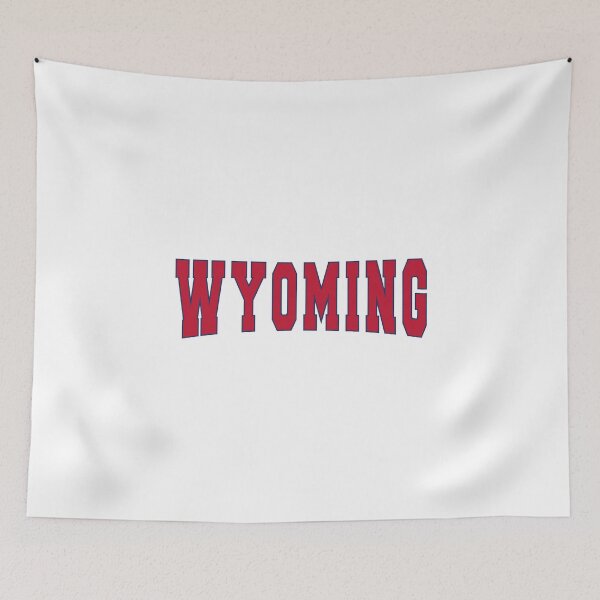 Item preview, Vintage Stencil Wyoming State designed and sold by US States Merch.