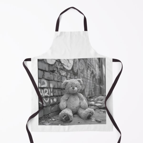 Item preview, Lonely Teddy in Urban Ruins designed and sold by palmyst.