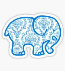 Ivory Ella Sticker — Blue Victorian Sticker
