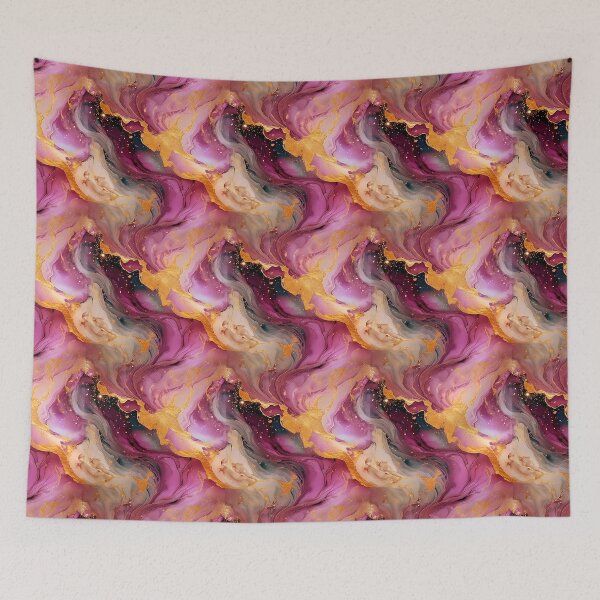 Item preview, Ethereal Dance of Colors and Gold in Abstract designed and sold by creativekrish.