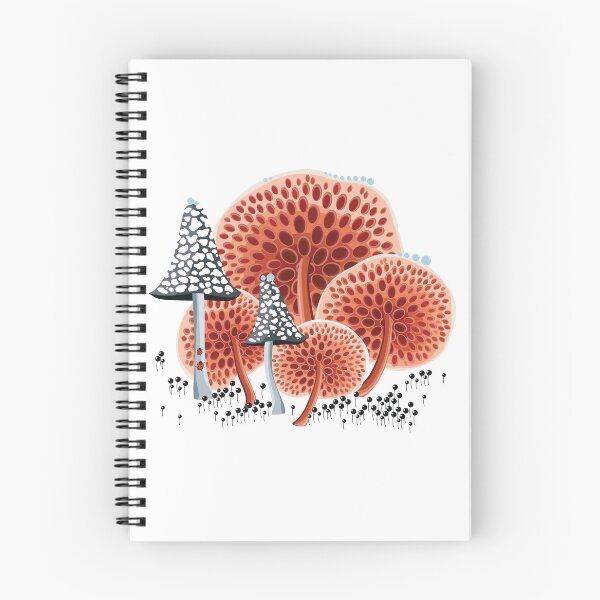 Item preview, Group of orange mushrooms designed and sold by Alex  Blud.