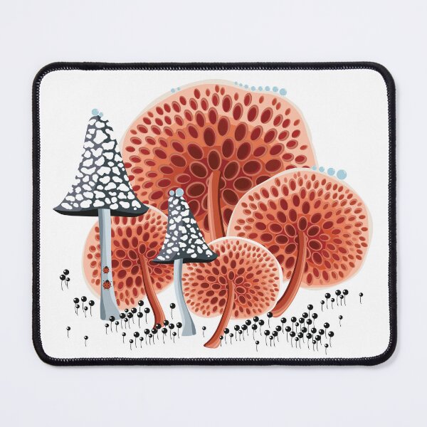 Item preview, Group of orange mushrooms designed and sold by Alex  Blud.