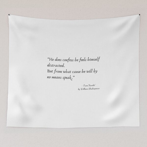 Item preview, A Quote from "Hamlet" by William Shakespeare designed and sold by Poemit.
