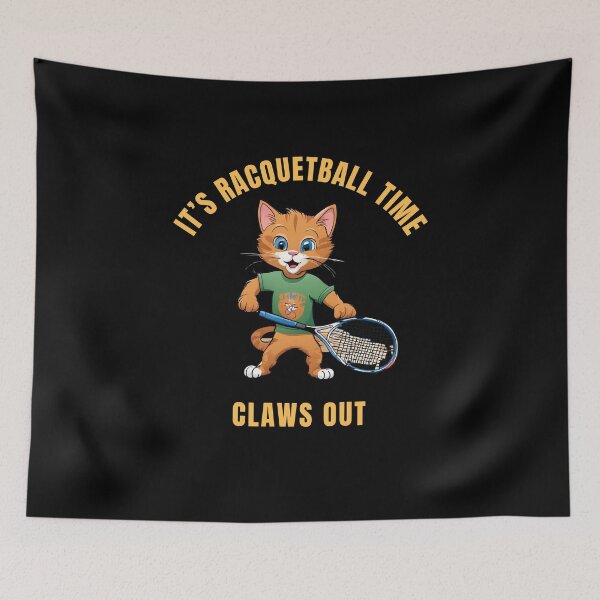 Item preview, Racquetball Cat designed and sold by sydney-syder.