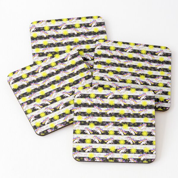 Item preview, Unicorn Stripes - Pattern Design designed and sold by PatternTitan.