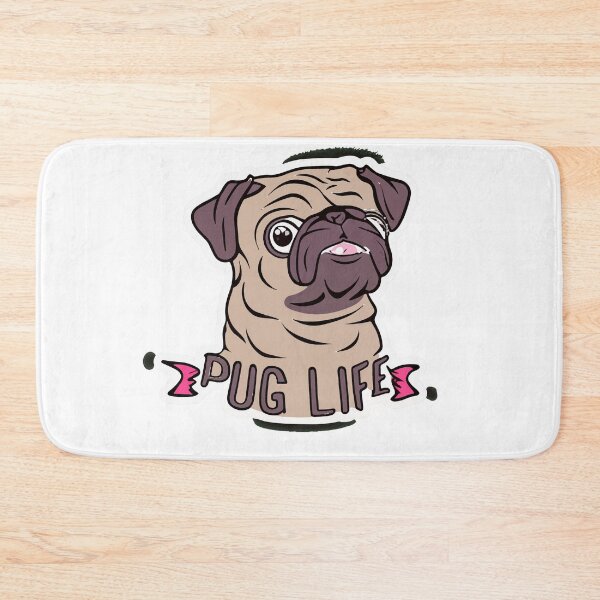 Item preview, Hip Hop Pug Life - Cool Winking Pug Sticker designed and sold by NiftyWrx.