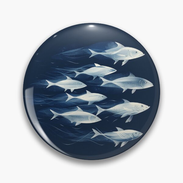 Item preview, School of Fish in Night Ocean designed and sold by palmyst.