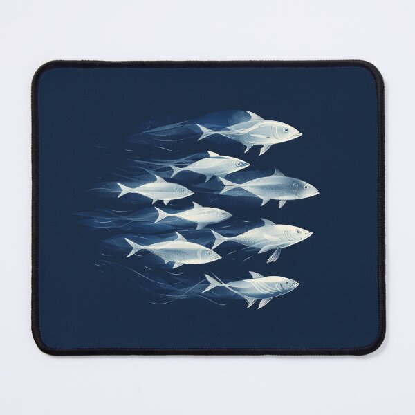 Item preview, School of Fish in Night Ocean designed and sold by palmyst.