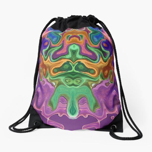 Purple Phoenix - Fly into the Sun Drawstring Bag