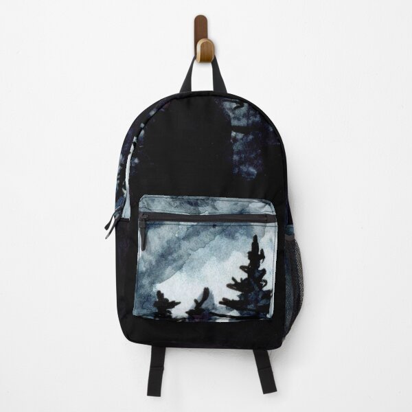 Item preview, Foggy forest watercolor art designed and sold by FleurDesign.