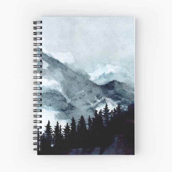 Item preview, Arte de acuarela de bosque brumoso designed and sold by FleurDesign.