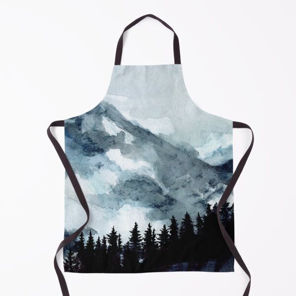 Artikelvorschau, Atem der Bergluft, Aquarellkunstwerk entworfen und verkauft von FleurDesign.