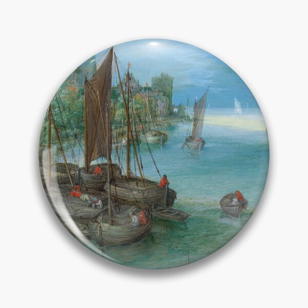 Item preview, View of a City along a River | Jan Brueghel designed and sold by LaMadeleine.