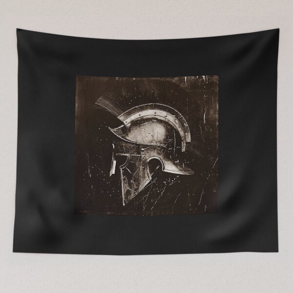 Artikelvorschau, Spartanischer Helm Sepia entworfen und verkauft von redstar19.