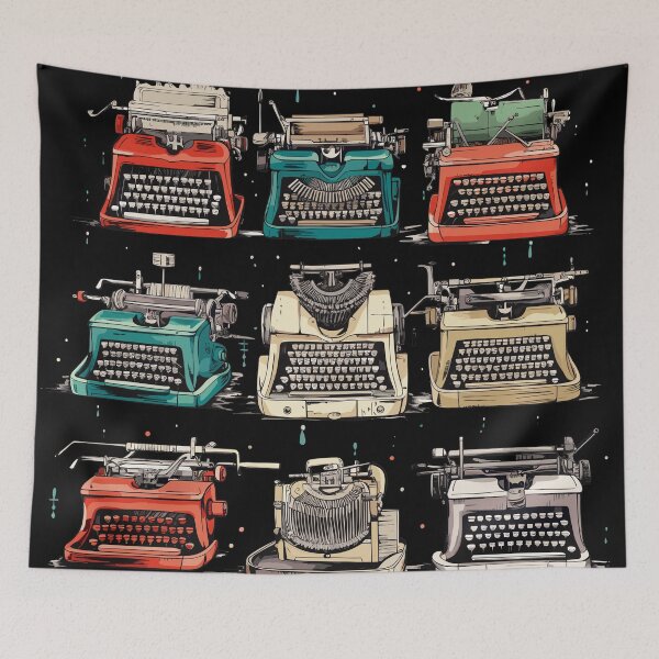 Item preview, PopArt Vintage Typewriters #1 designed and sold by Digital Media Buzz Content.
