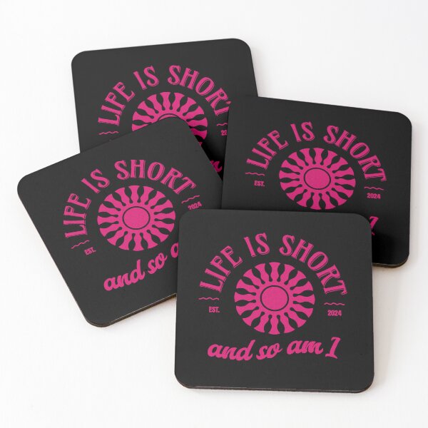 Item preview, Life is Short and So Am I Pink designed and sold by RR-Arts.