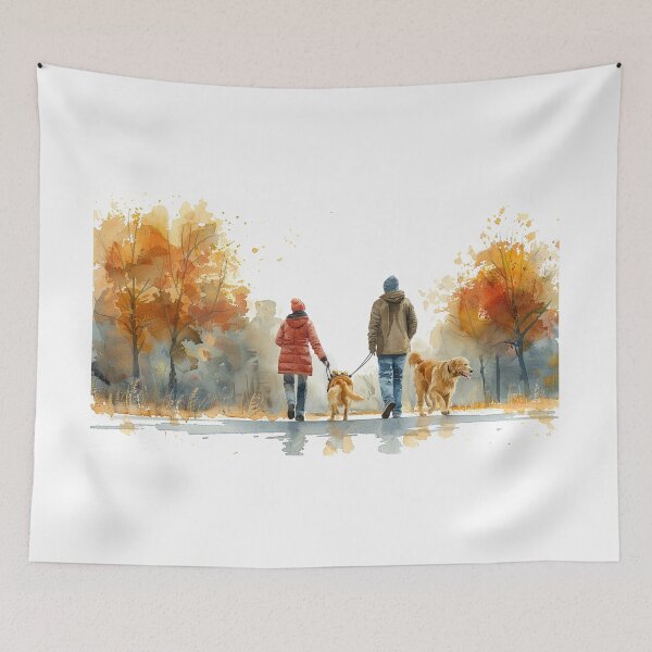 Item preview, Dog Walking Adventure | Personalized Gifts for Dog Owners designed and sold by Mr-whiteBG.