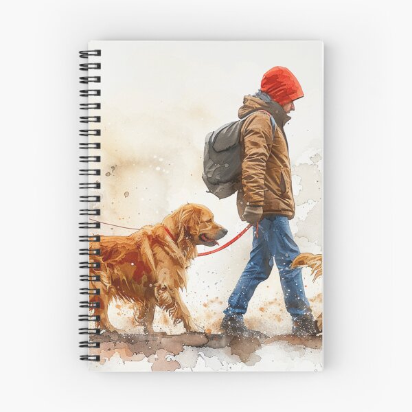 Item preview, Dog Owner Walking the Dog | Unique Gift for Pet Lovers designed and sold by Mr-whiteBG.
