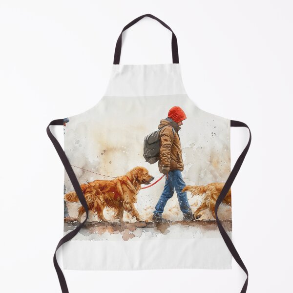 Item preview, Dog Owner Walking the Dog | Unique Gift for Pet Lovers designed and sold by Mr-whiteBG.