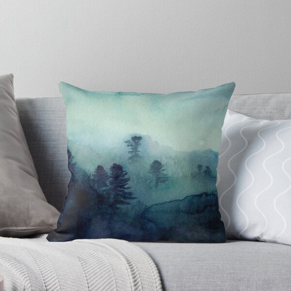 Item preview, Arte de acuarela de bosque brumoso designed and sold by FleurDesign.