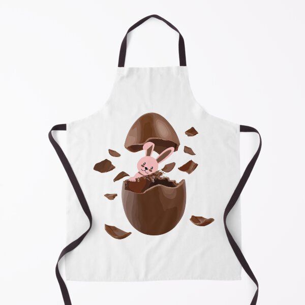 Aperçu de l'œuvre Easter egg happy easter egg chocolat Funny bunny créée et vendue par artscreat.