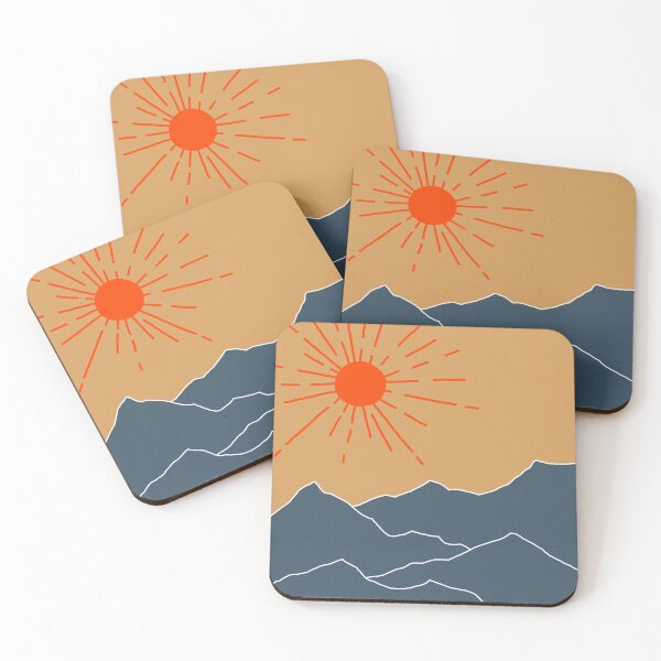 Item preview, Sunset over Mountains designed and sold by Mochitroubles.