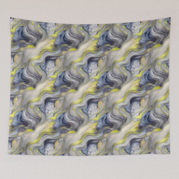 Item preview, Golden Waves: A Dance of Colors and Textures designed and sold by creativekrish.
