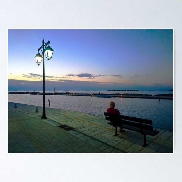Item preview, Man on bench, Lefkada designed and sold by paulboizot.
