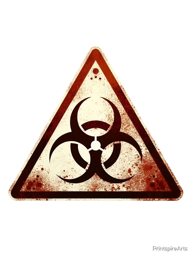 Thumbnail 3 of 3, Scarf, BioHazard Logo designed and sold by PrintspireArts.