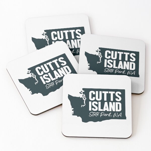 Item preview, Cutts Island State Park Washington Map designed and sold by bivenart.
