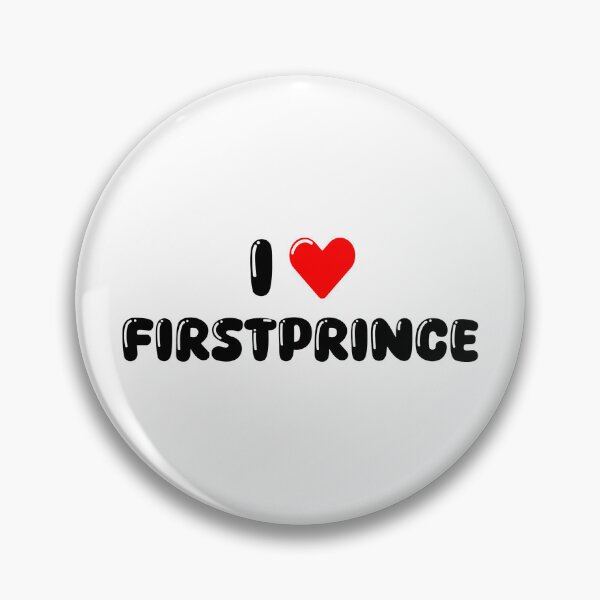Item preview, I Heart FirstPrince - black text designed and sold by palefireart.