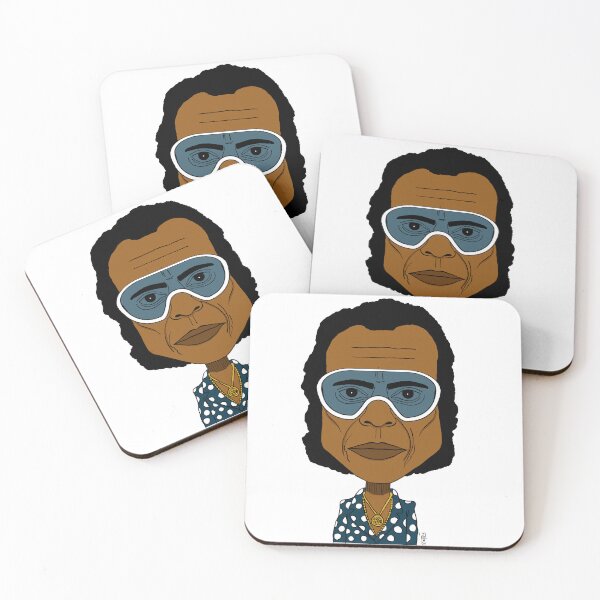 Item preview, Cartoon portrait of Miles with blue glasses. designed and sold by Eric Sintès.