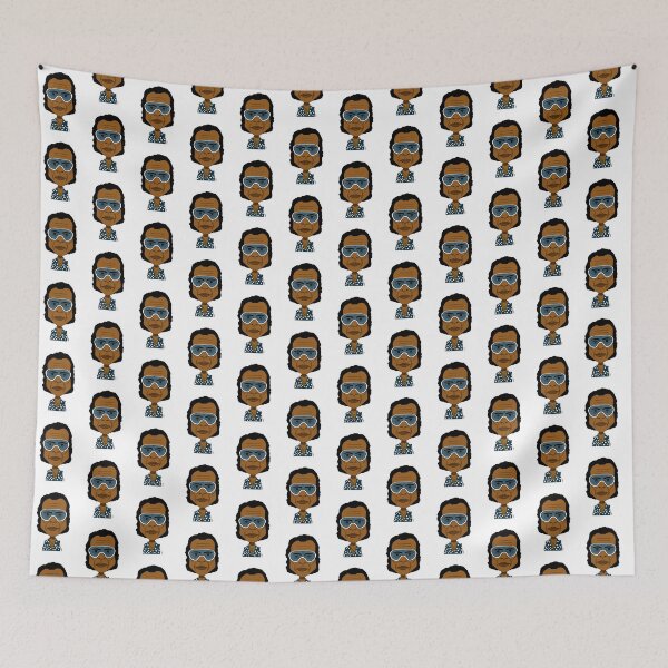 Item preview, Cartoon portrait of Miles with blue glasses. designed and sold by Eric Sintès.